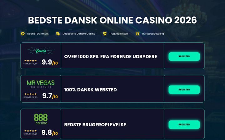 Screenshot of danmarkbestslotson.com