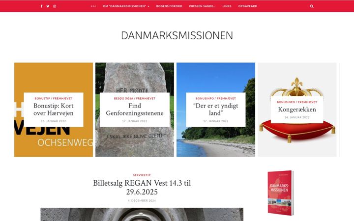 Screenshot di danmarksmissionen.dk