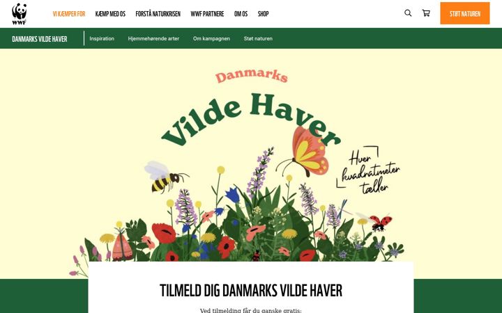 Screenshot di danmarksvildehaver.dk