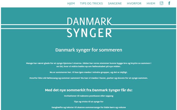 Screenshot di danmarksynger.dk