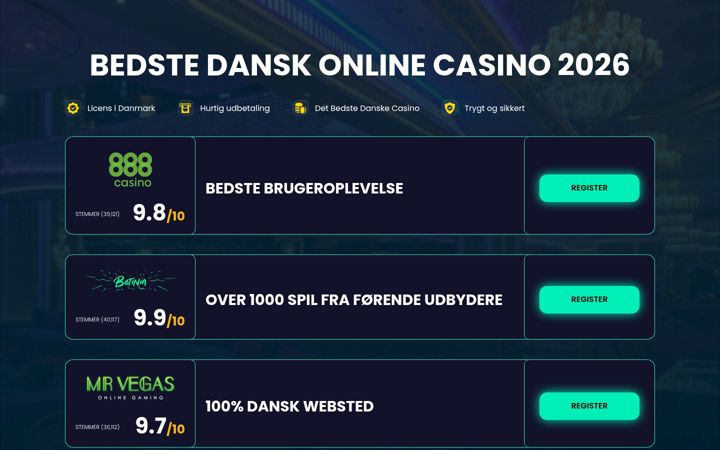 Screenshot of danmarktopslotson.com