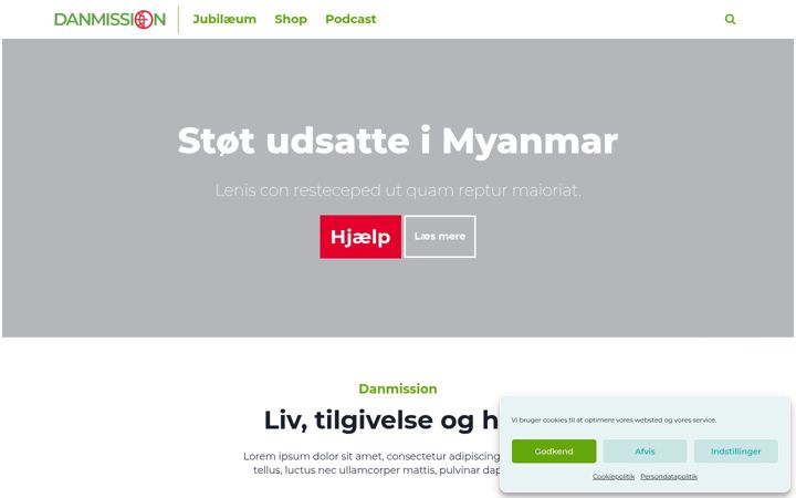 Screenshot of danmission.net