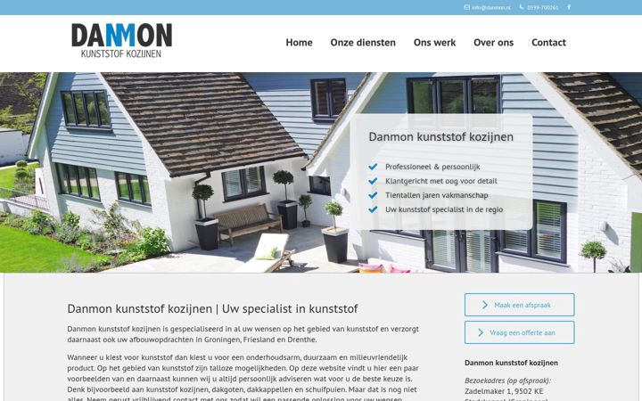 Captura de ecrã de danmon.nl
