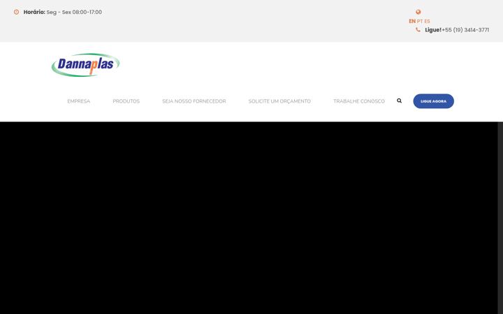 Skjámynd af dannaplas.com.br