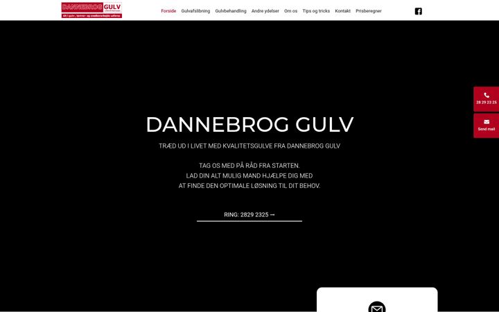Screenshot of dannebrog-gulv.dk