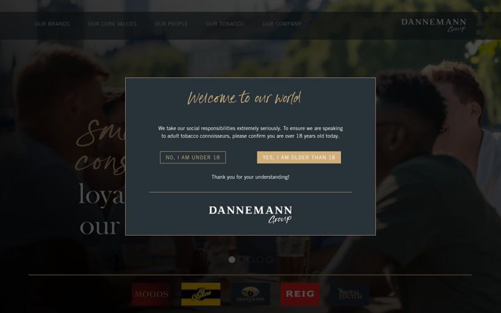 Screenshot of dannemann.com