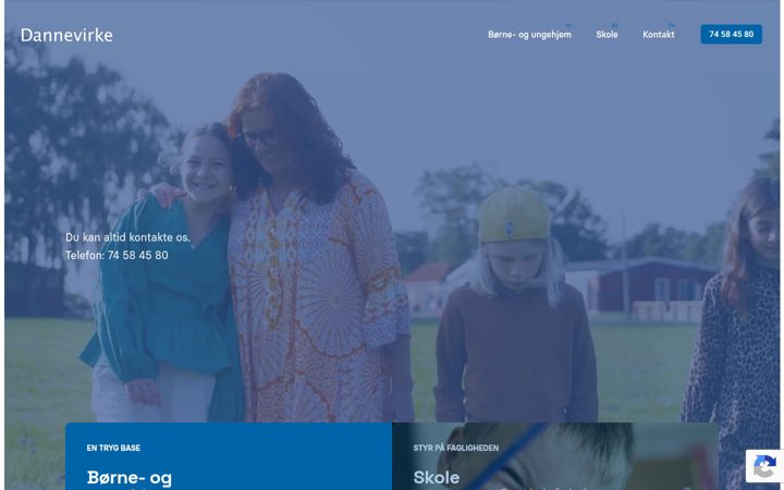 Screenshot of dannevirke.dk