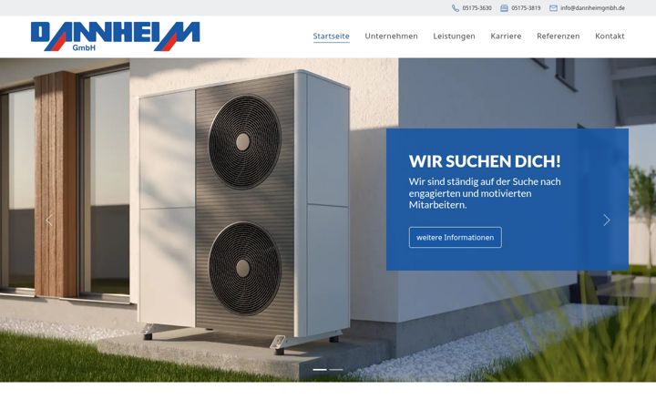 Screenshot of dannheimgmbh.de