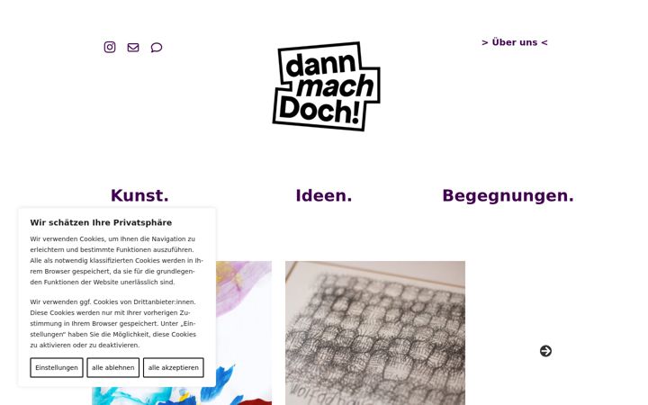 Screenshot of dannmachdoch.de