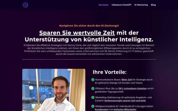Screenshot of dannygerst.de
