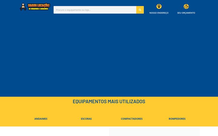 Skjámynd af dannylocacoes.com.br