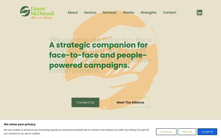 Screenshot of dannymcdonnell.com