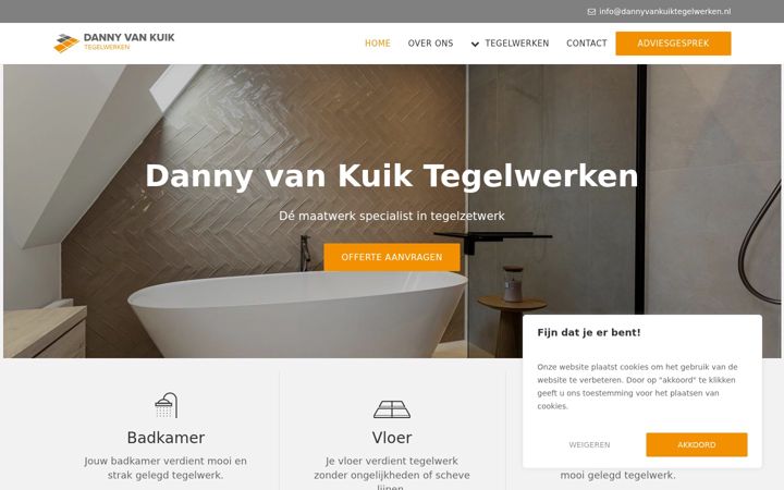 Skjámynd af dannyvankuiktegelwerken.nl