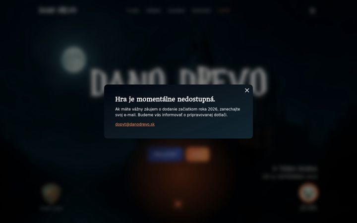 Screenshot of danodrevo.sk