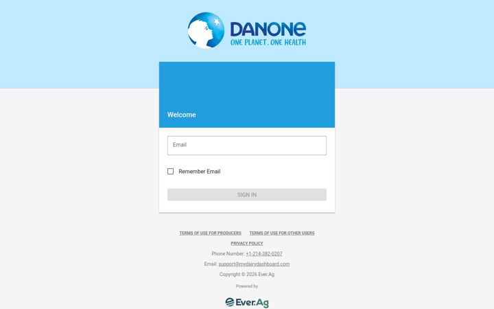 Screenshot of danone-producer.com