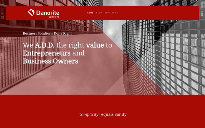 Screenshot of danorite.com
