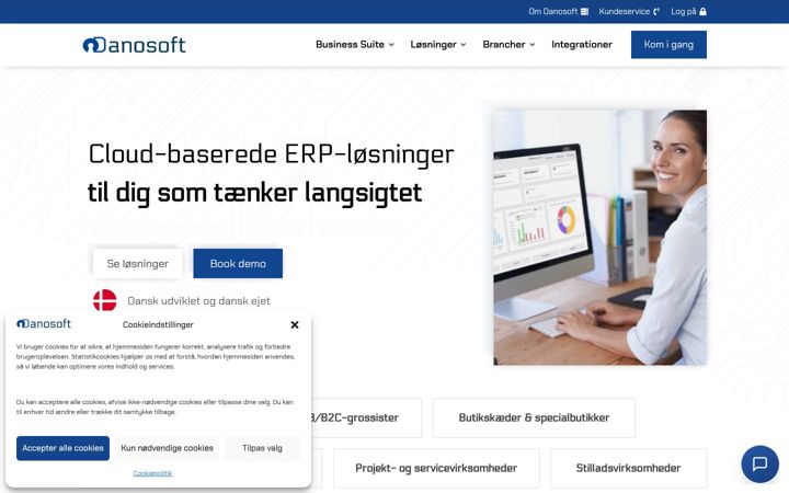 Screenshot di danosoft.dk