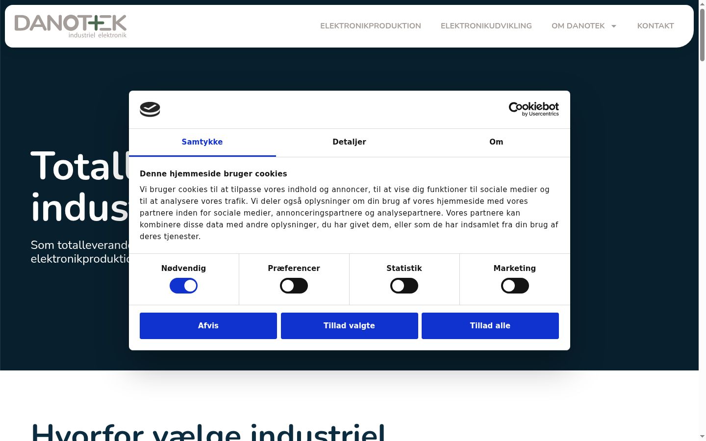 Snímek obrazovky baneru souhlasu zobrazeného před jakoukoli interakcí