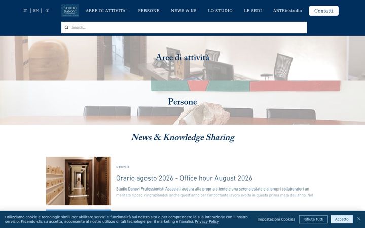 Screenshot of danovi.com
