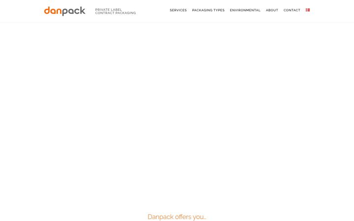 Screenshot του danpack.dk