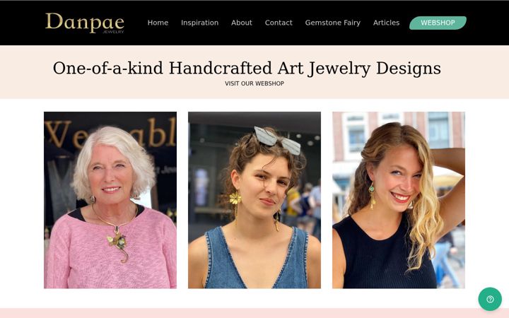 Screenshot of danpaejewelry.com