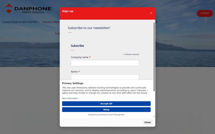 Screenshot of danphone.com