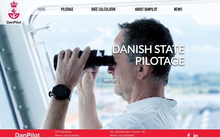 Screenshot of danpilot.dk
