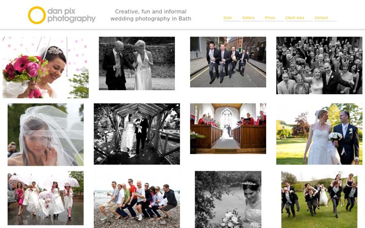 Screenshot of danpixphotography.co.uk