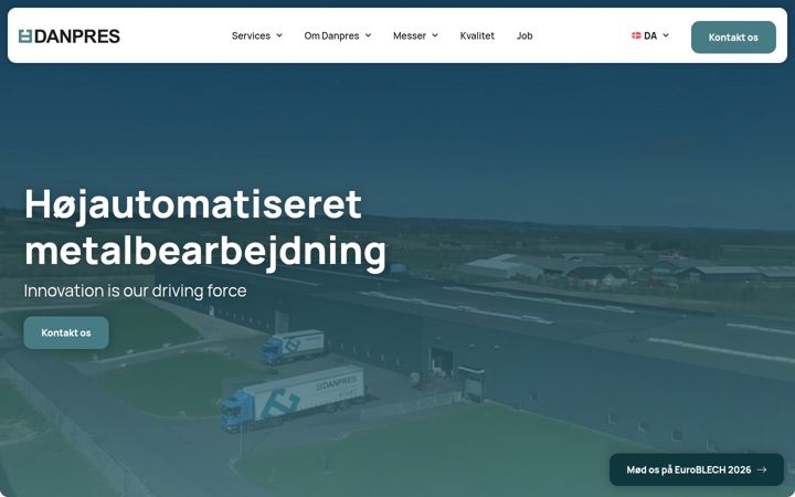 Screenshot di danpres.dk