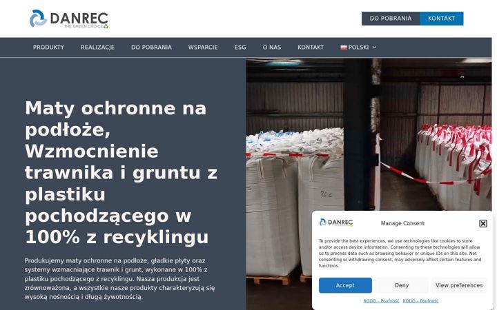 Screenshot of danrec.pl