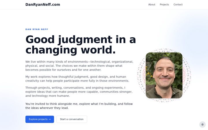 Screenshot of danryanneff.com