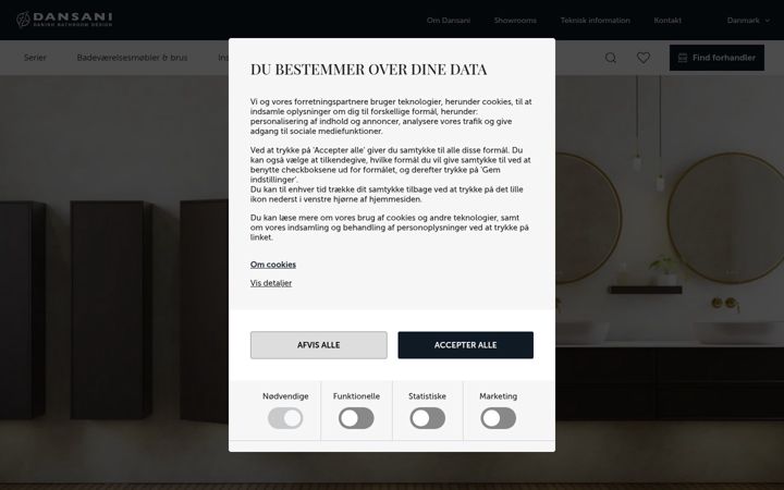 Screenshot di dansani.dk