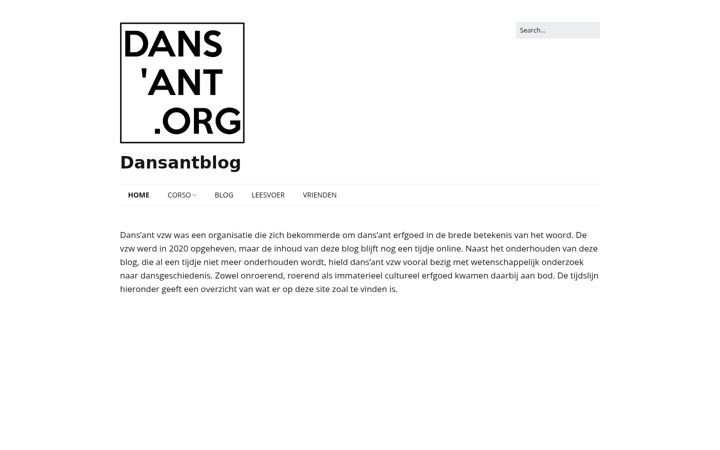 Screenshot of dansant.org