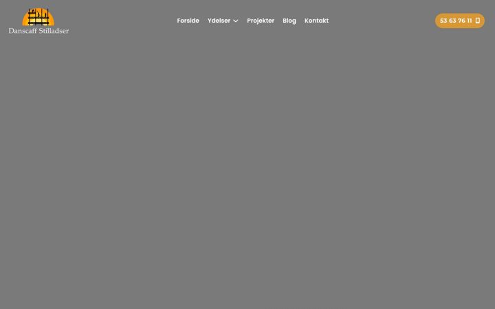 Screenshot of danscaffstilladser.dk