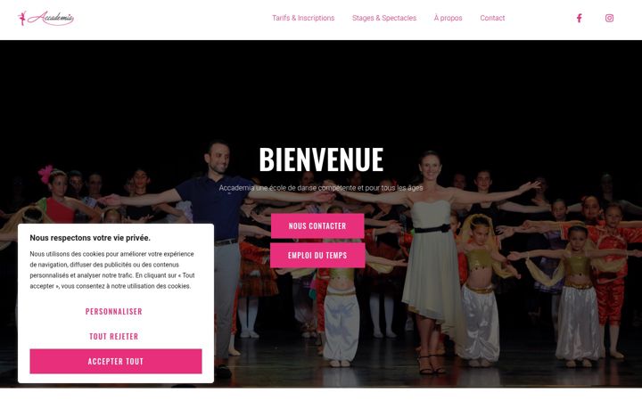 Zrzut ekranu danse-accademia.fr