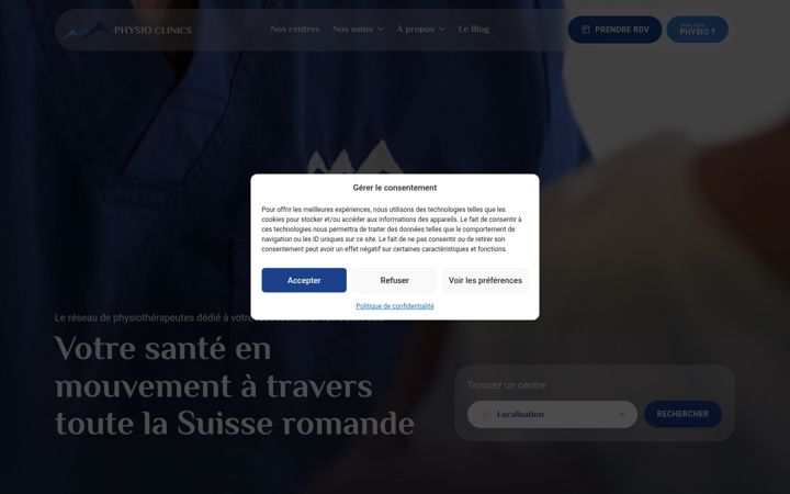 Screenshot of danse-artitude.ch
