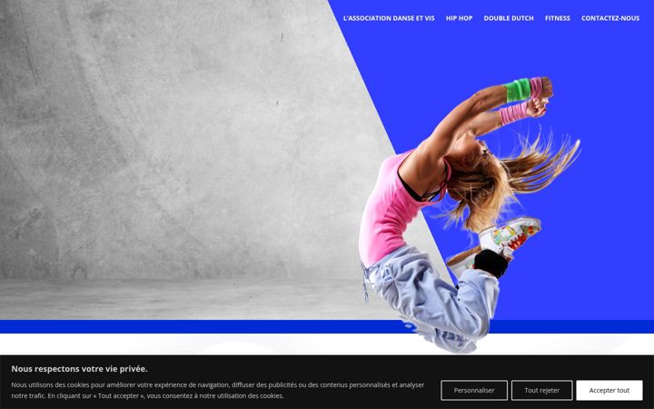 Screenshot of danse-et-vis.com