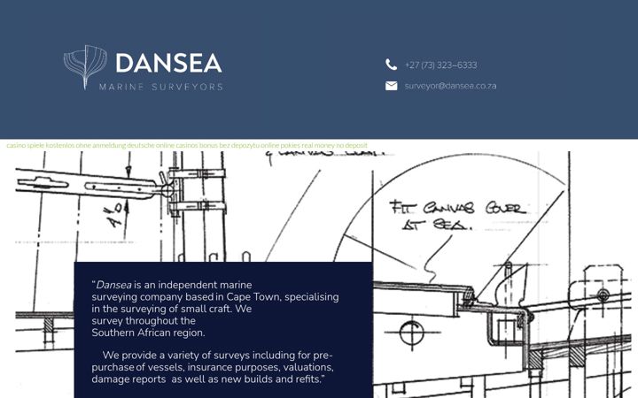Екранна снимка на dansea.co.za