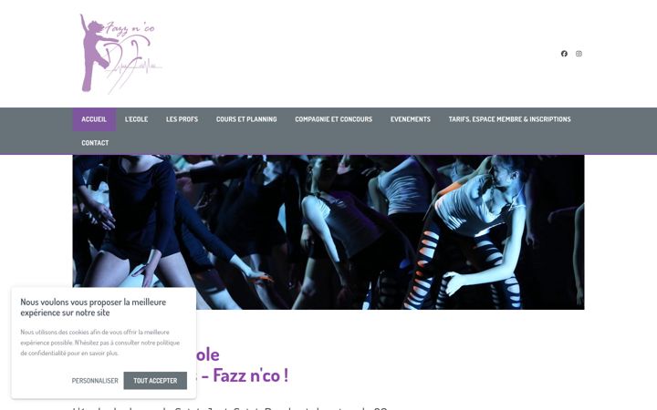 Screenshot of danseetformesfazznco.com