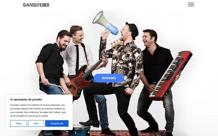Screenshot of dansefeber.com
