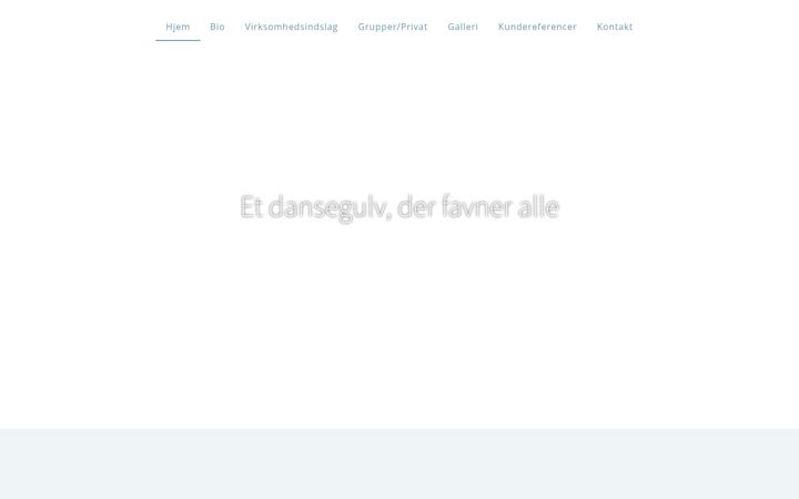 Screenshot of danseglad.dk