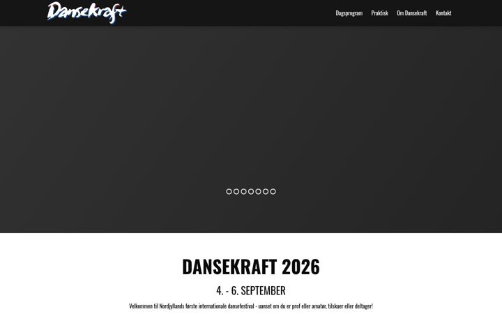 Screenshot di dansekraft.dk