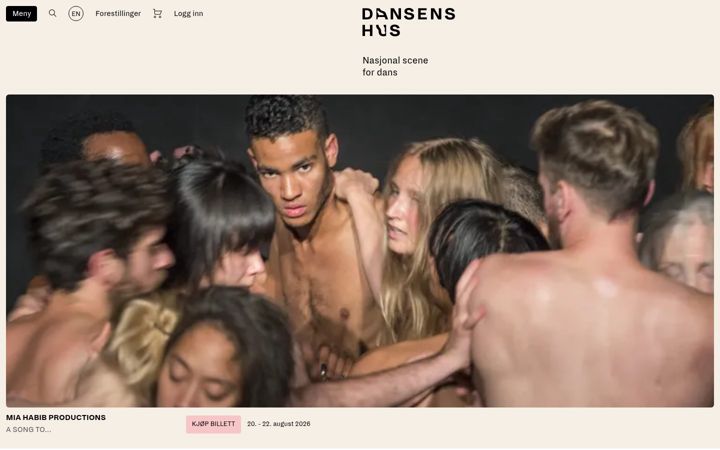 Screenshot of dansenshus.com