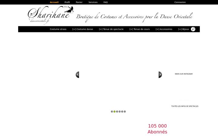Zrzut ekranu danseorientale.fr