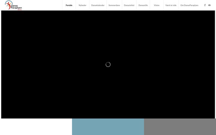 Screenshot di danseparaplyen.dk