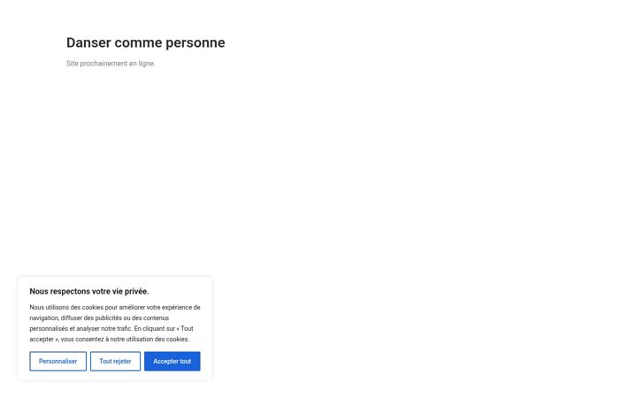Screenshot of dansercommepersonne.com