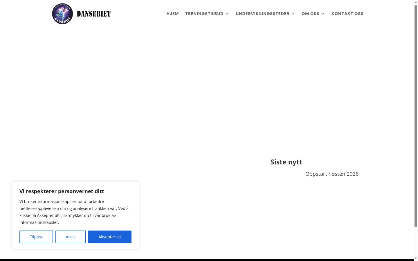 Sutikimo reklamjuostės, rodytos prieš bet kokią sąveiką, ekrano kopija
