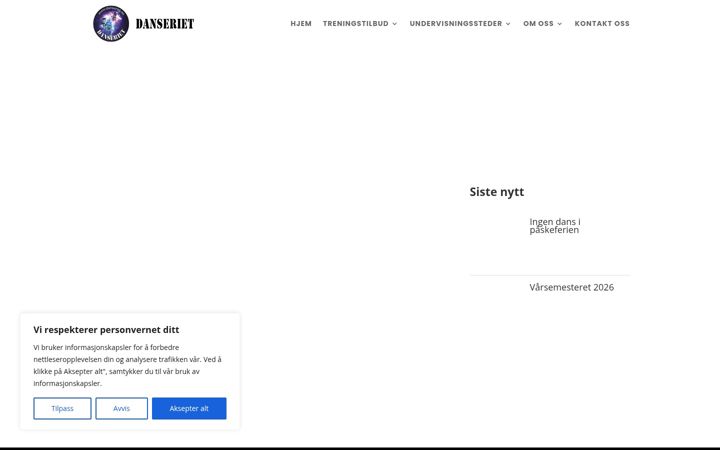 Screenshot of danseriet.no