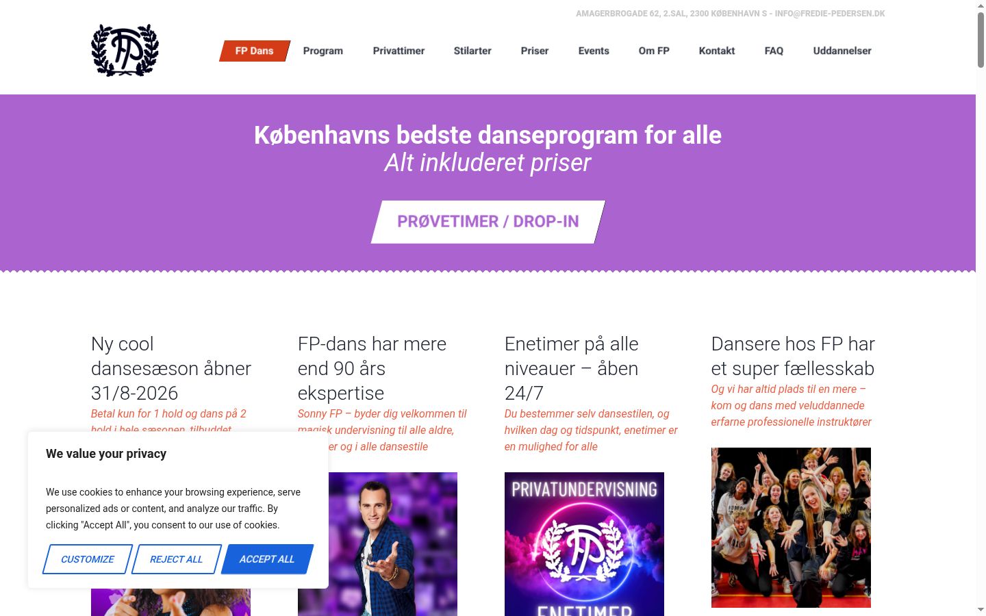 Screenshot tal-banner tal-kunsens muri qabel kwalunkwe interazzjoni