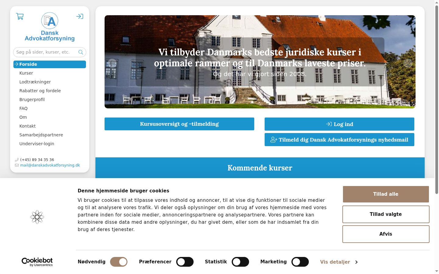 Screenshot tal-banner tal-kunsens muri qabel kwalunkwe interazzjoni